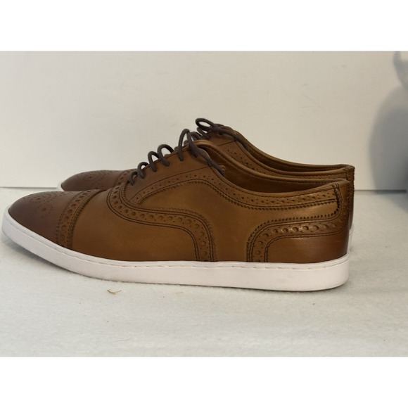 Allen Edmonds Strand Oxford Dress Sneaker Men\'s Walnut Brown Calf Leather 7.5 D main image 7